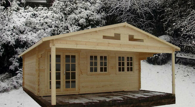 DREWNIANY DOMEK LETNISKOWY HELENA 27 M2