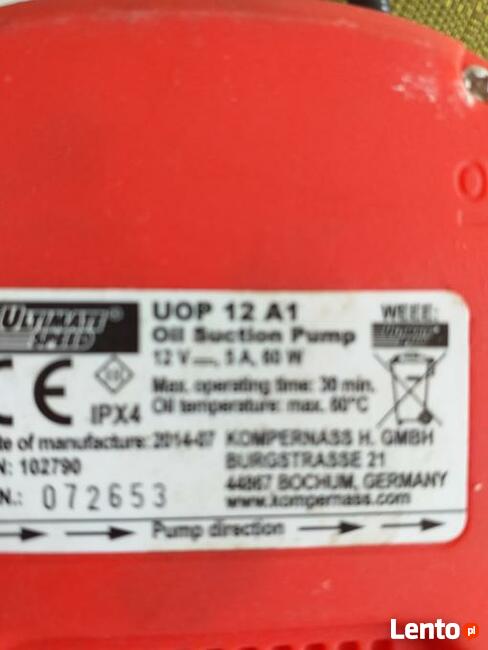 Sprzedam pompę olejową