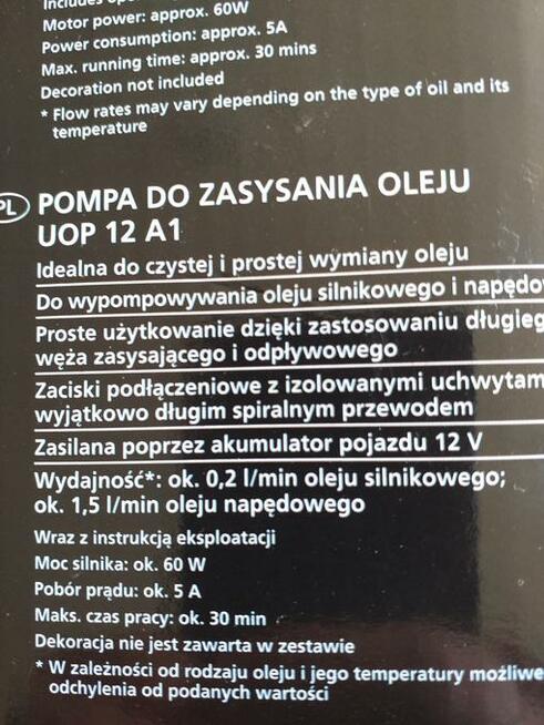 Sprzedam pompę olejową