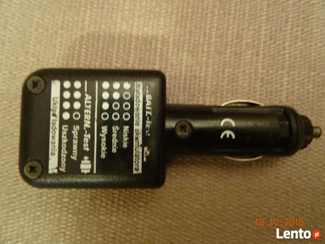 Tester akumulatora i ładowania alternatora