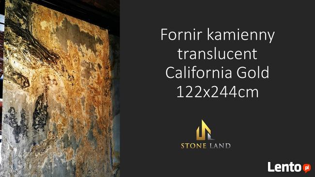 Fornir kamienny translucent RUSTIC BLACK, do podświetlenia