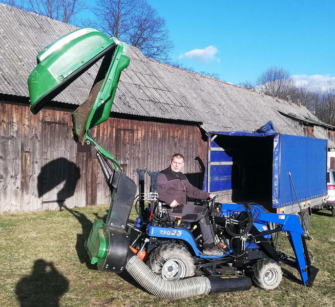 Usługa rębakiem zrębkowanie mielenie gałęzi usuwanie gałęzi