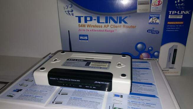 Router TP-Link - TL-WR543G V2.0 - Poznań.