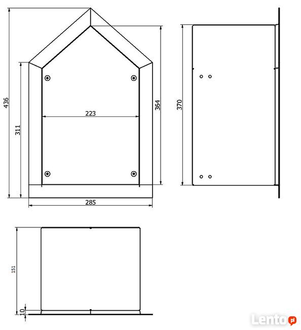 Kapliczka Maryjna - kapliczka na dom z obudową INOX