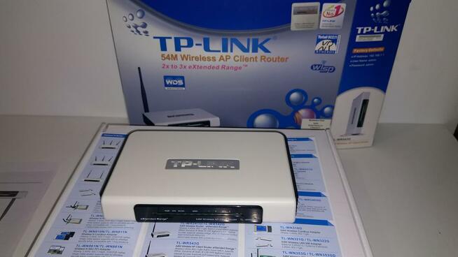 Router TP-Link - TL-WR543G V2.0 - Poznań.