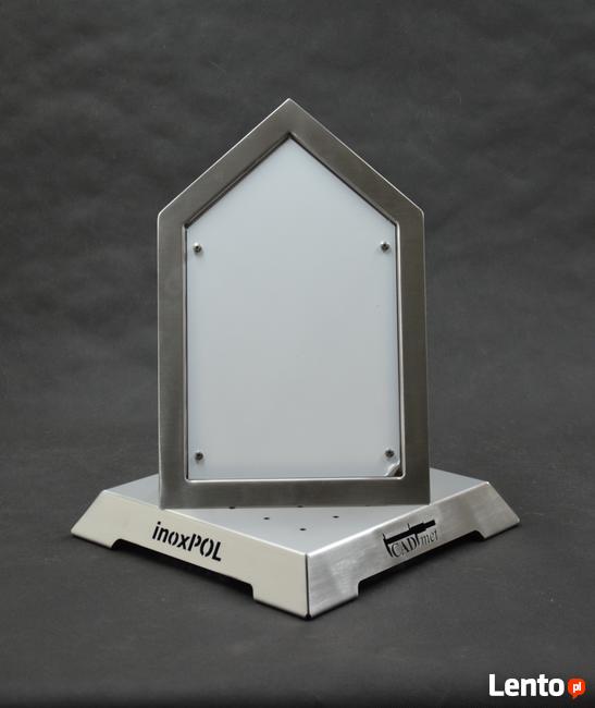 Osłona kapliczka Maryjna - kapliczka na dom INOX