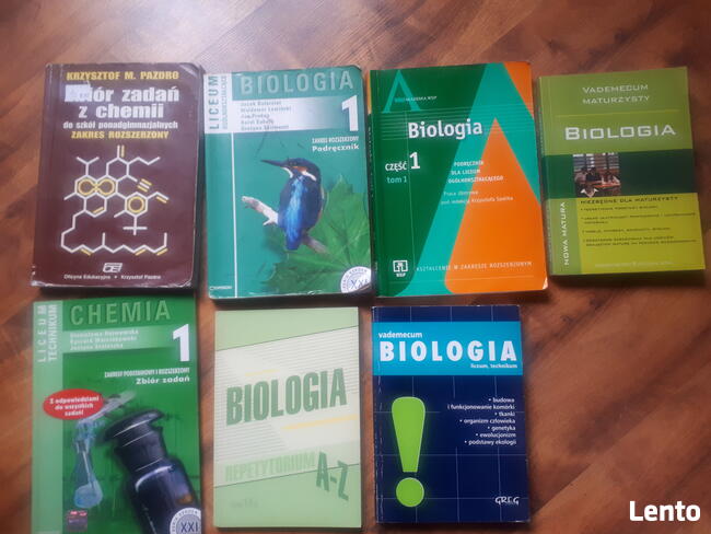Książki do matury - biologia, chemia, przyroda
