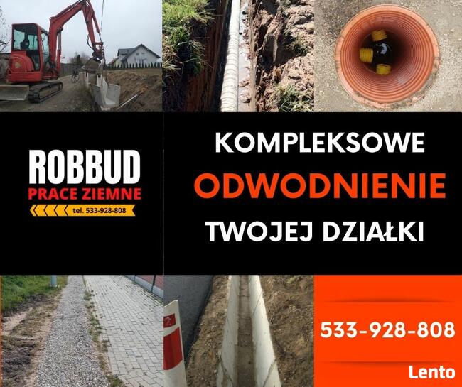 Odwodnienie. Drenaż. Kompleksowa Usługa