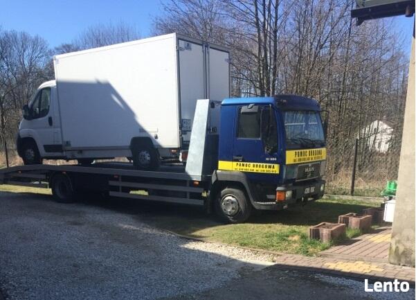 Pomoc drogowa Transport maszyn Teresin Sochaczew Kampinos
