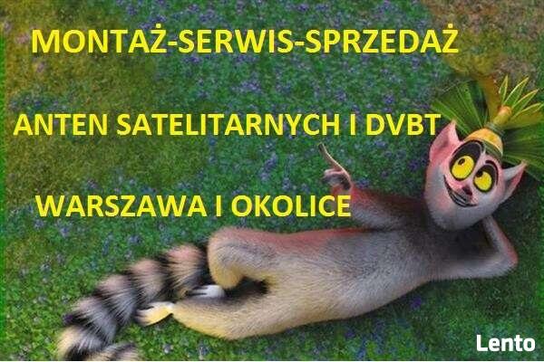 Montaż i serwis anten SAT, DVB-T Warszawa i okolice
