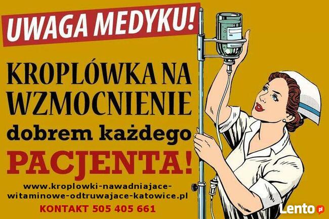 odtrucia alkocholowe/kroplówki nawadniające/witaminowe