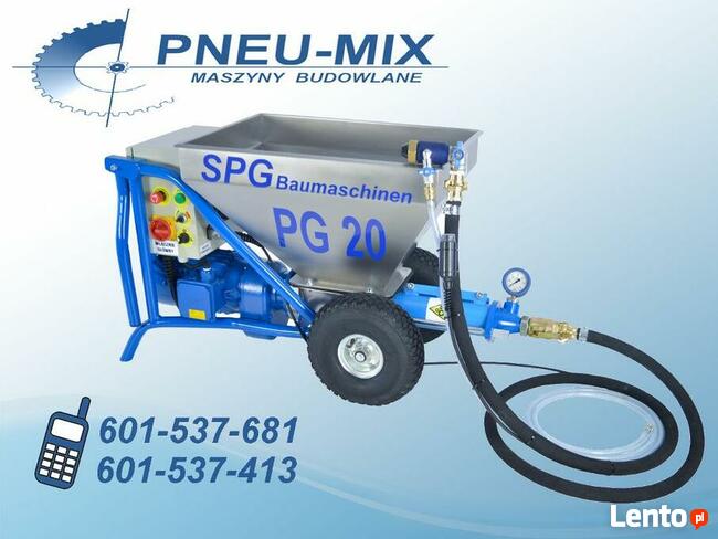 Agregat do elewacji, kleju, szpachli, garaży PG20