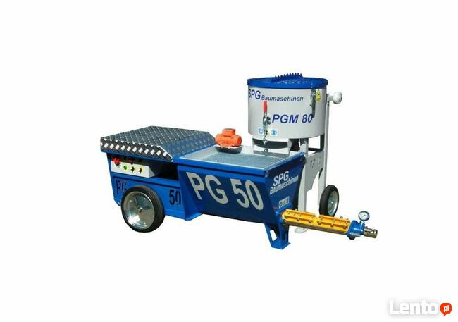 Agregat tynkarski / PG 50 Pompa / SPCC tynki tradycyjne PFT