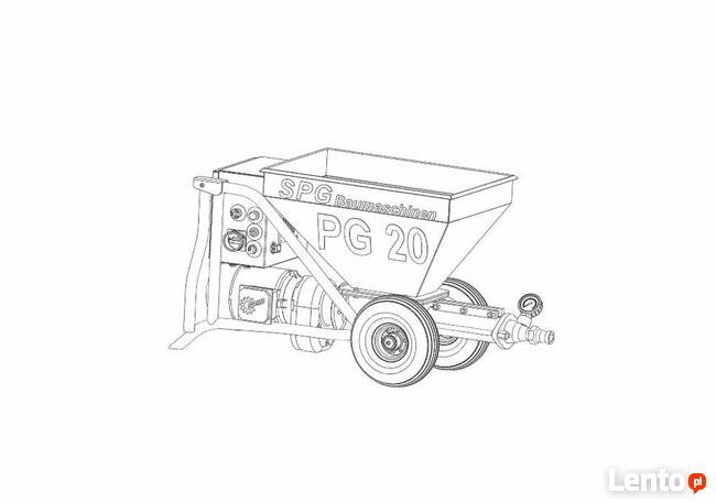 Agregat do elewacji, kleju, szpachli, garaży PG20
