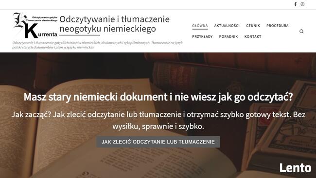 Odczytywanie i tłumaczenie niemieckiego pisma gotyckiego
