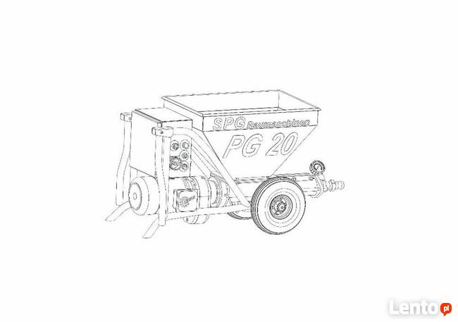 Agregat do elewacji, kleju, szpachli, garaży PG20