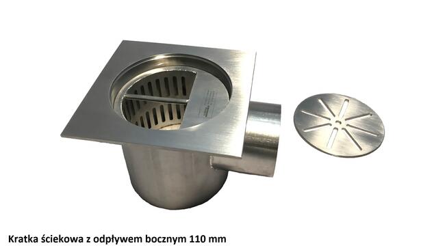 Kratki ściekowe ze stali nierdzewnej