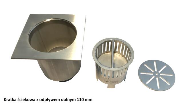 Kratki ściekowe ze stali nierdzewnej
