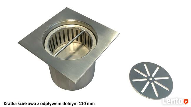 Kratki ściekowe ze stali nierdzewnej