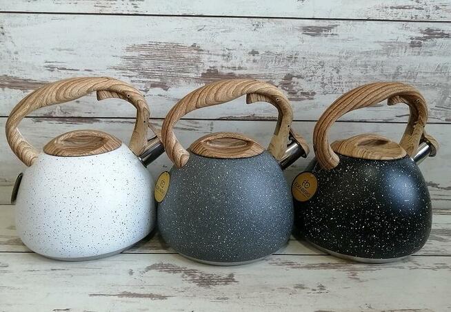 CZAJNIK 3,0L DREWNO EDENBERG - RÓŻNE KOLORY