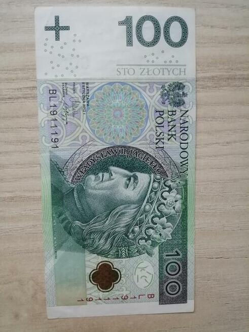 Banknot 2x50zl i 1x100zl/UNC- /Radar z bliźniakiem