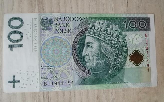 Banknot 2x50zl i 1x100zl/UNC- /Radar z bliźniakiem