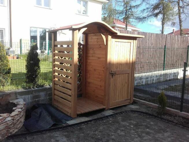 Drewutnia fala mała 1,1x1,1m + narzędziówka 1x1,1m