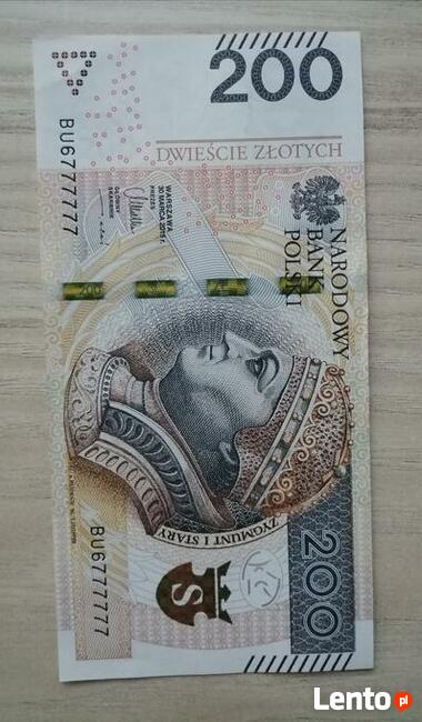 Banknoty / UNC / Mega Ciekawe Numery / SOLID prawie