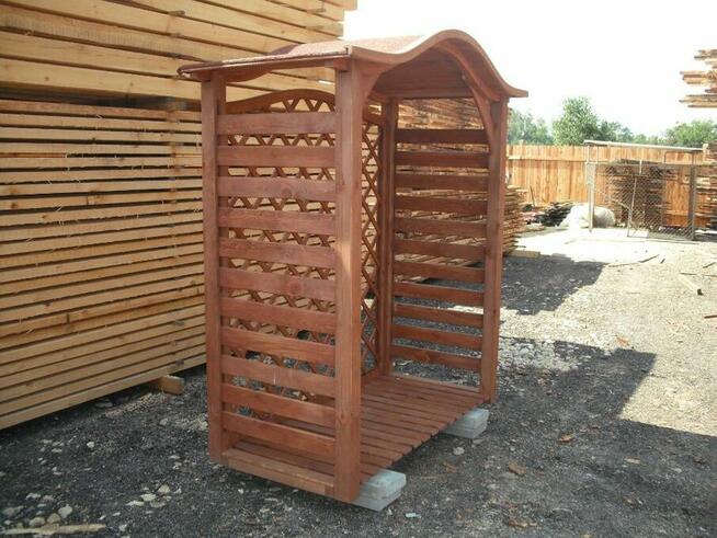 Drewutnia 1,65 x 0,8m z dachem falowym