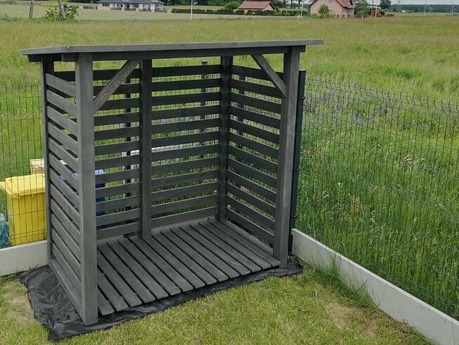 Drewutnia 2 x 1,1m z dachem prostym jednospadowym