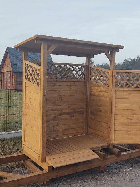 Zabudowa koszy, zadaszenie do segregacji, wiata śmietnikowa