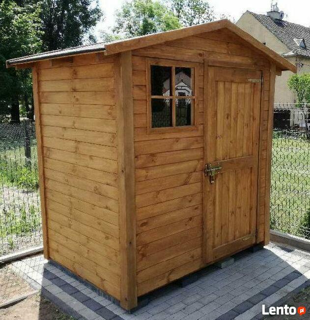 Domek narzędziowy 2 x 1,5m z dach dwuspadowym na boki