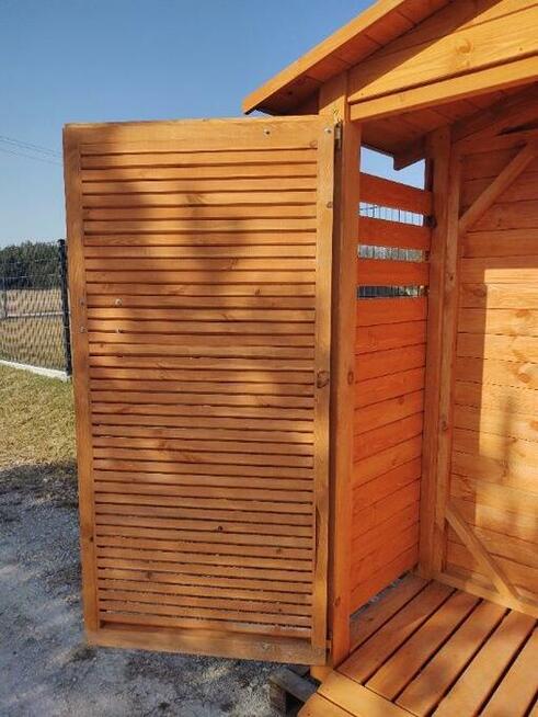 Zabudowa koszy, zadaszenie na kosze, segregacja odpadów