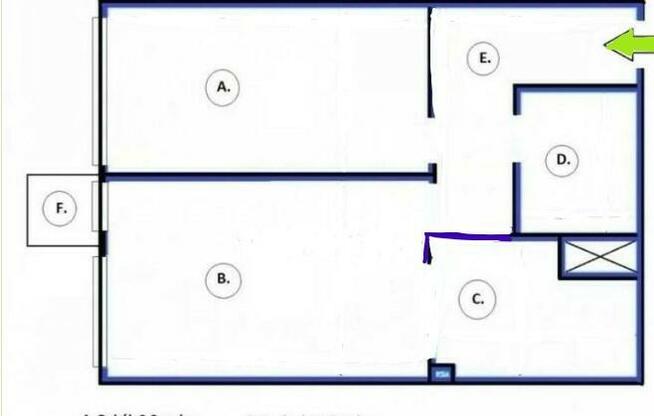 Sprzedam bezpośrednio 2 pokoje, górny Mokotów, przy parkach