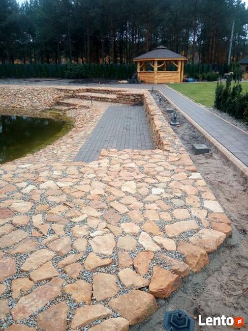 kamień na murki skalne skarpy ziemne stawu łupek 100-300 mm