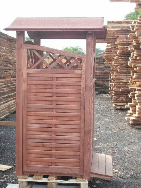 Zabudowa koszy, zadaszenie na kosze, wiata śmietnikowa