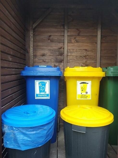 Zadaszenie na kosz + segregacja, zabudowa koszy, wiata