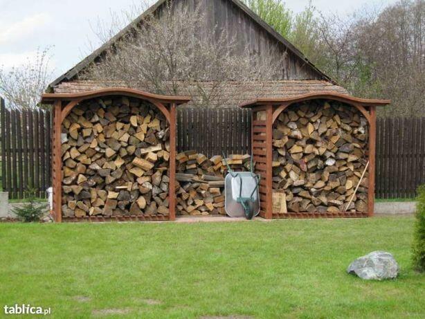 Drewutnia 2 x 1,1m z dachem falowym