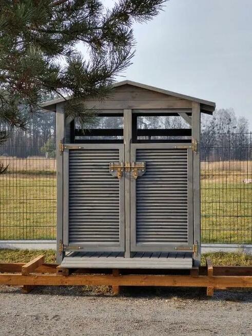 Zabudowa koszy, zadaszenie do segregacji, wiata śmietnikowa