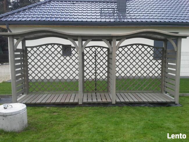 Drewutnia 2 x 1,1m + łącznik 0,9m + drewutnia 2 x 1,1m