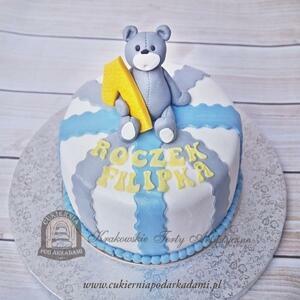 tradycyjny tort na roczek dziecka zamów z dostawą Kraków