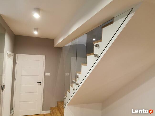 Szklane panele lustra kabiny prysznicowe balustrady +MONTAŻ