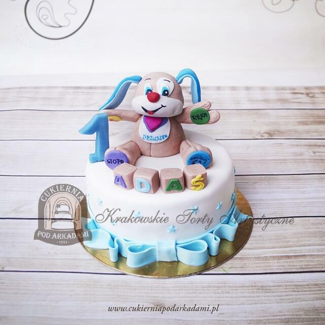 tradycyjny tort na roczek dziecka zamów z dostawą Kraków