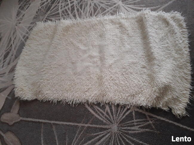 wełniana narzuta na fotel 160x70