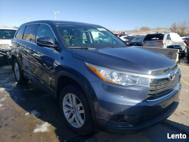 Toyota Highlander 2016, 3.5L, 4x4, porysowany lakier