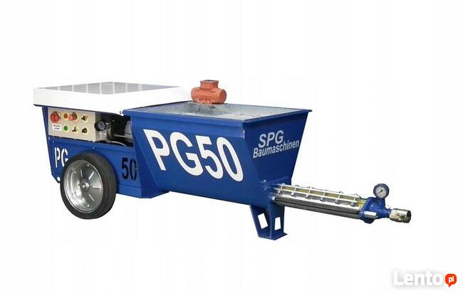 Agregat tynkarski PG50 +mieszarka natrysk betonu torkretnica