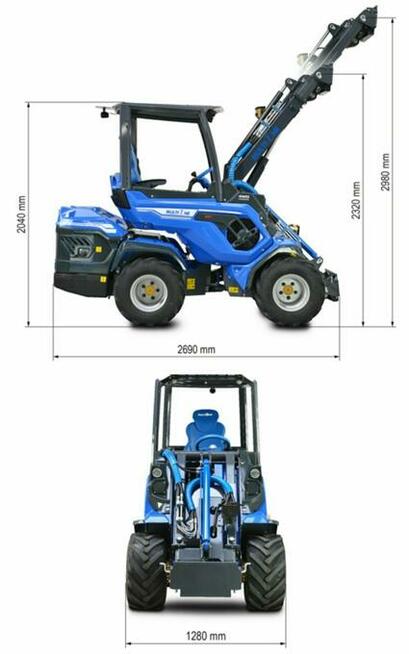 Multione 8.4S - ładowarka teleskopowa do ładowarki kołowej