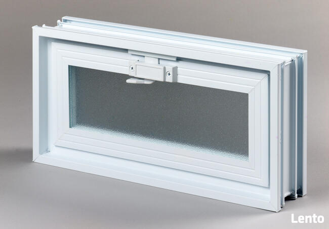 Okno wentylacyjne Went 2/1 do pustaków szklanych luksferów
