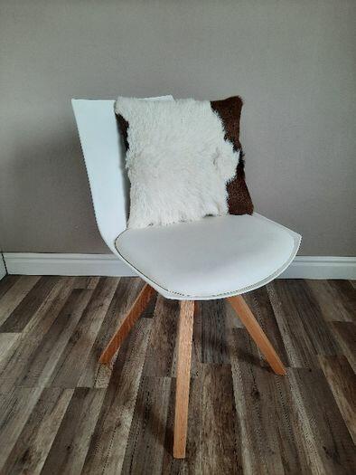 Poduszki Dekoracyjne Skóra Naturalna Kozia Różne Kolory