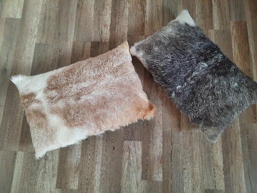 Poduszki Dekoracyjne Skóra Naturalna Kozia Różne Kolory